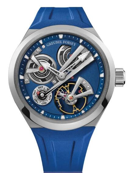 Review Greubel Forsey Balancier 3 In titanium Blue watch price